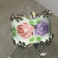 Guilloche ring  size 5.50 boho statement floral rose band sterling silver
