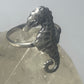 seahorse ring  size 2.74=5 sterling silver women girls