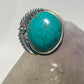 Turquoise ring southwest sterling silver women