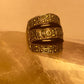 Cigar band size 7.50 marcasites art deco  sterling silver women girls