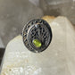 Poison ring size 7.75 filigree  band sterling silver women