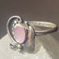 Mother of pearl Ring southwest pinky sterling silver women girl u