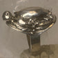 Turtle ring moving head Mexico floral  band sterling silver women girls