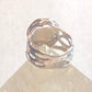 Pearl ring size 8 sterling silver boho women girls