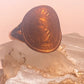 Coin ring size 7.75 1909 USA copper  women girls