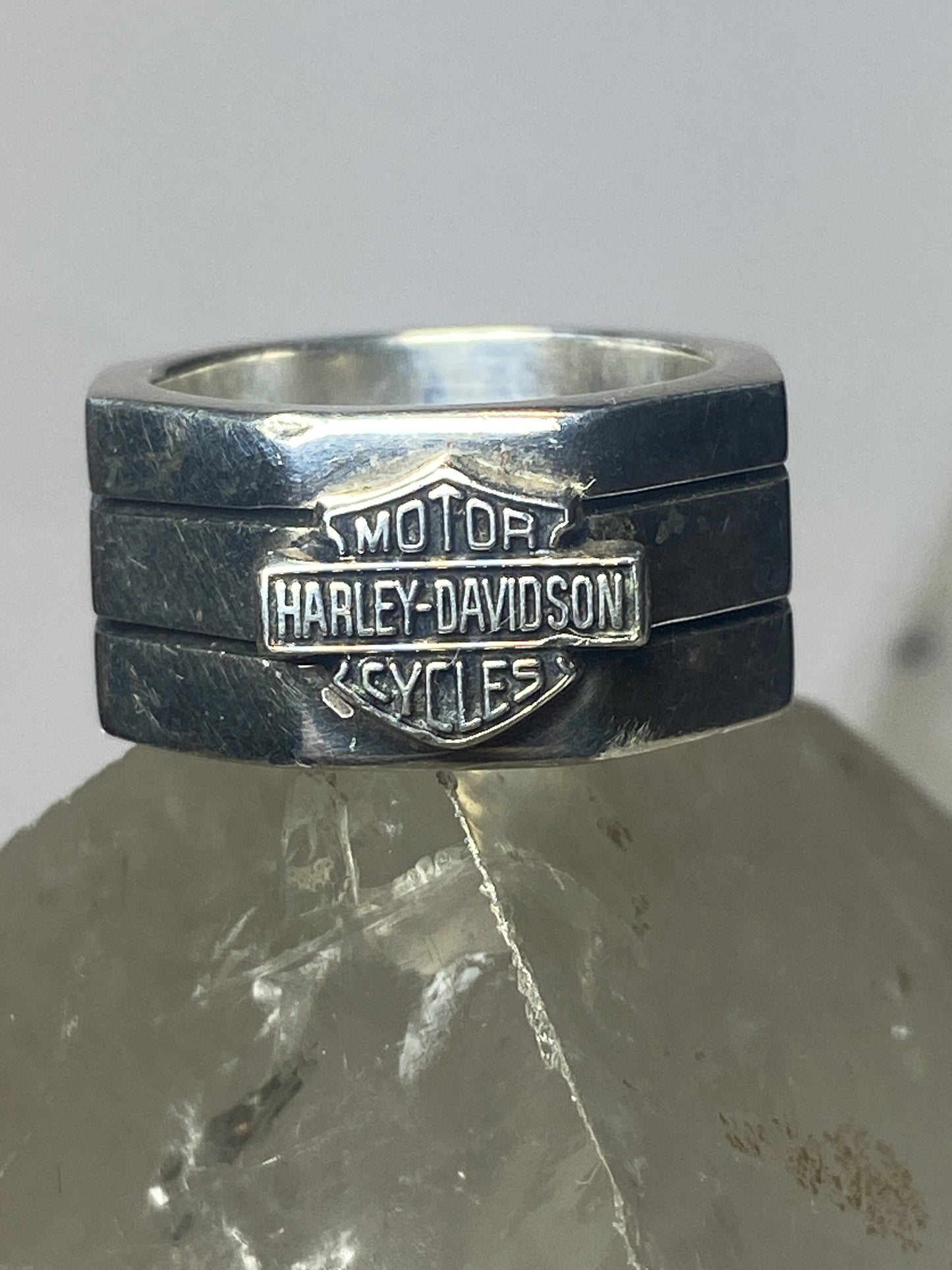 Harley Davidson ring biker pinky sterling silver women men