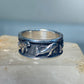 Whale ring size 6.50 whales band sterling silver women men