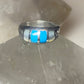 Turquoise ring size 7.75 mop southwest  band sterling silver women men