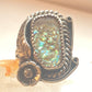 Abalone ring size 7.50 Navajo squash blossom sterling silver women