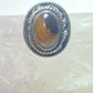 Poison ring size 6 Tiger Eye Mexico sterling silver women girls