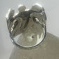 Wings Lady ring Art Deco influences band sterling silver women girls