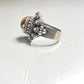 Tiger Eye poison ring Mexico sterling silver women girls