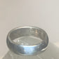 Plain ring wedding band size 6.75 pinky sterling silver