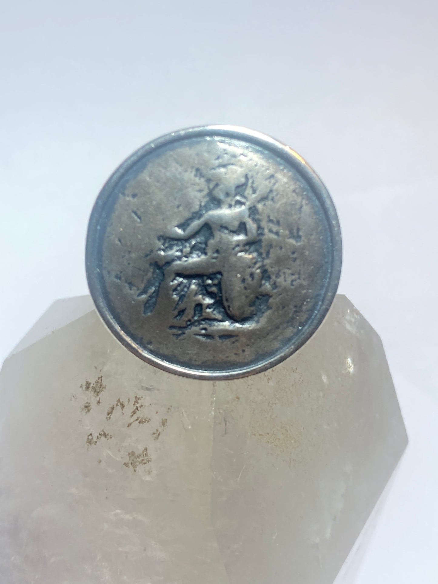 Silpada ring classical figurative sterling silver women