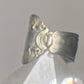 Spoon ring size 8  band  unknown metal