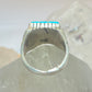 Blue ring size 8.75 sterling silver band southwest