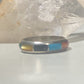 Turquoise Ring Onyx Band Spiny Oyster MOP Southwest Stacker sterling silver