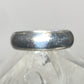 Vintage Plain ring size 3.50  wedding band stacker sterling silver M