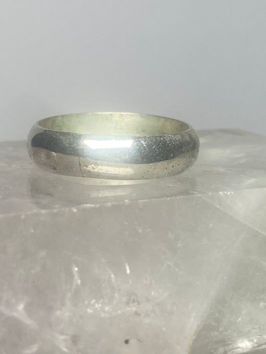 Plain ring wedding band stacker sterling silver women men y