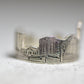 Urban Jungle ring Skyscrapers Cityscape band women girls  sterling silver