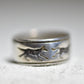 Wolf ring coyote band southwest women pinky sterling silver boys girls
