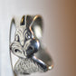 Spoon ring Rabbit Bunny Easter girls women sterling silver