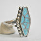 Navajo ring turquoise vintage southwest sterling silver Size 7