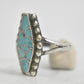 Navajo ring turquoise vintage southwest sterling silver Size 7