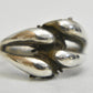Dolphin ring four dolphins ocean seas pinky band sterling silver women   Size   7