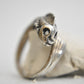 Dolphin ring four dolphins ocean seas pinky band sterling silver women Size   6