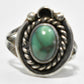 Navajo Ring Turquoise Sterling Silver  Girls Ring Size 6.50