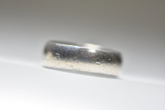 Plain band stacker ring wedding sterling silver women men Size 7.25