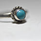 turquoise ring stacker pinky band sterling silver women girls children e