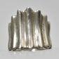 Chunky Ring size 7 Fluted Cigar Band Sterling Silver Women