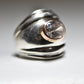 cigar band size 6.50  bulky ring sterling silver women