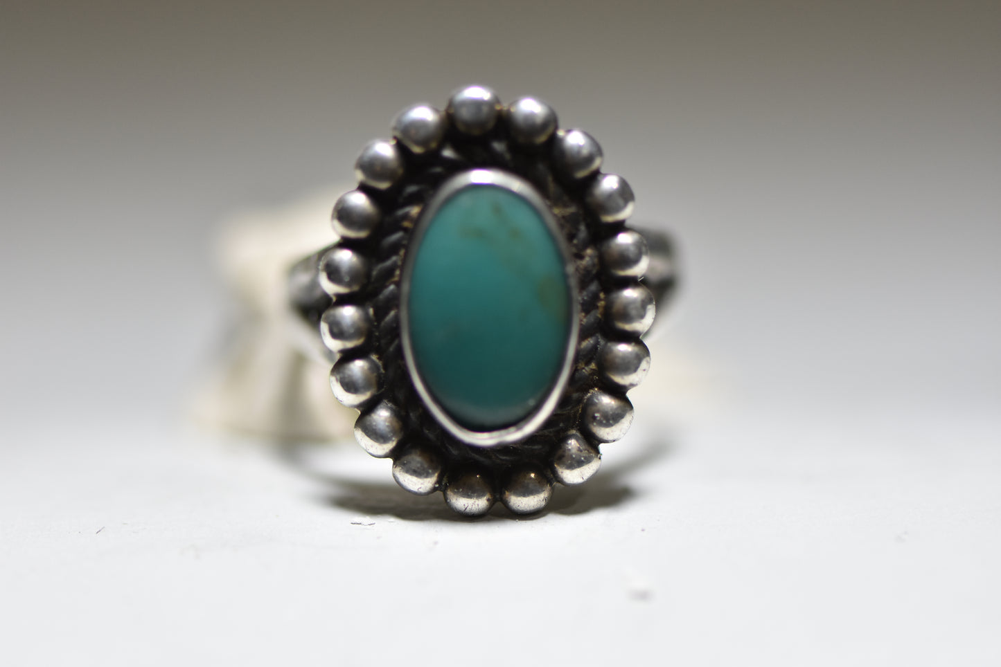 Navajo ring turquoise pinky sterling silver women girls