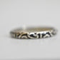 rope ring stacker band slender sterling silver  thumb women  Size  7.75