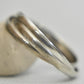 rolling ring three band  sterling silver women   Size   8.50