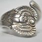 Scarab Spoon Ring Wing Egyptian Sterling Silver Resurrection Size  8.2