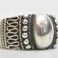 Cigar Band Ring Sterling Silver Size 5.75