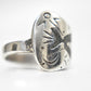 Southwest Spoon Ring Sterling Silver Tent Moon Whale Tail Size 9