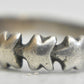 Star band stars ring women stacker southwest sterling silver Size 7.5