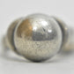 Vintage round ball sterling silver ring or band  size 6.75