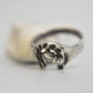 horseshoe ring horse baby band sterling silver Size 1