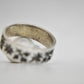 Leaves ring sterling silver thumb wedding ring boho men Size 11.75