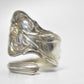 Spoon Ring Daffodil Flower Floral Vintage Sterling Silver Size 6.5