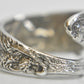 Nude lady spoon ring canoe paddle waves  size 6.75