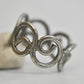 Curvy band vine ring women southwest sterling silver Size 6.75