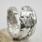 Nude lady spoon ring canoe paddle waves  size 6.75