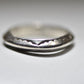 Stacker ring southwest etched design band sterling silver women girls